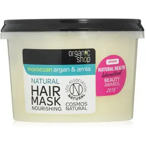 Organic Shop Masque capillaire nourrissant Argan & Amla pas cher