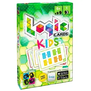 Brain Games logica spel kaarten voor kinderen groen educatief spel. pas cher