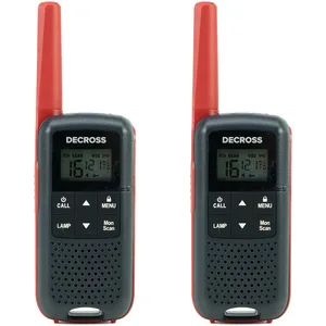 Comparateur de prix : Decross DC63 Twin EU (8 km), Talkie-walkie, Rouge
