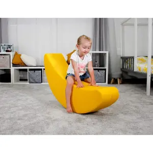 Iglu Soft Play foam schommelwip banaan - Geel pas cher