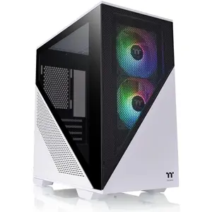 ThermalTake Boitier PC Mini Tour Micro ATX Thermaltake Divider 170 RGB - Blanc/Noir pas cher