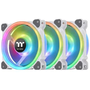 Thermaltake Riing Trio Lot de 3 radiateurs RVB Blanc