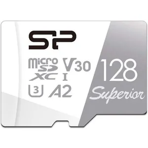 Carte Mémoire + Adaptateur - Silicon Power - Superior microSDXC 128Go ... pas cher
