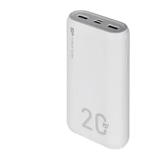 Silicon Power QS15 Fast Charging 18W PD Powerbank 20000 mAh White pas cher