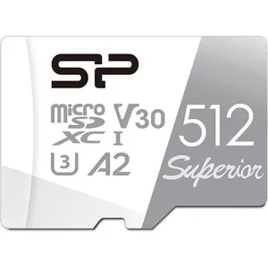 Carte Mémoire + Adaptateur - Silicon Power - Superior microSDXC 512Go ... pas cher