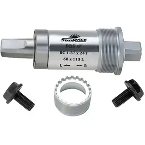 SunRace BSC Pédalier, Adulte (Unisexe), Gris, 113 mm pas cher