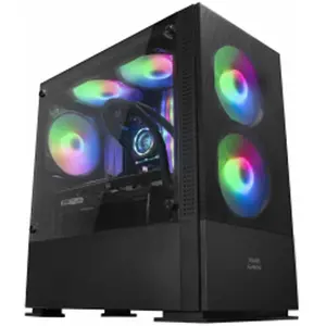 Mars Gaming MCZ Noir - Boîtier PC MicroATX - Panneau + Frontale Mesh