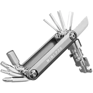 Topeak Mini P20-Silver Tools Adulte Unisexe, Silver, Taille Unique pas cher