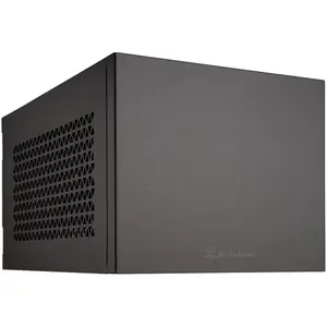 Silverstone SST-SG15B Sugo (Mini-DTX, Mini-ITX), Boîtier PC, Noir pas cher