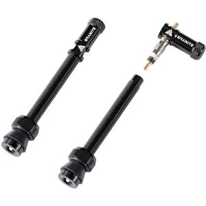Granite Juicy Nipple Tubeless Valve et outil de démontage Noir 60 mm pas cher