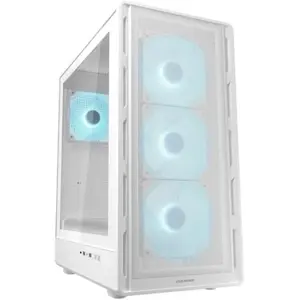 Comparateur de prix : Cougar Gehäuse Midi-Tower Airface Pure PRO, ARGB, Weiss (mATX, Mini-IT...