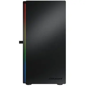 COUGAR Purity RGB pur et élégant ARGB Mini Tour Boîtier - Noir (Noir) pas cher