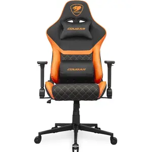 Comparateur de prix : Cougar Chaise de jeu Armor One V2 F, PVC/tissu,noir/orange, Chaise gam...