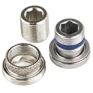 E-thirteen Boulon de manivelle et outil d'extraction pour 1 degré E*Thirteen - argenté pas cher