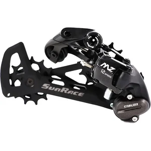 Dérailleur arrière Sunrace MZ600 - noir - chape medium - 12 vitesses pas cher