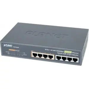 Planet Gsd-804p (8 Ports), Switch réseau, Noir pas cher