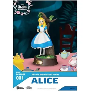 BEAST KINGDOM Disney Figurine Alice Minidstage Alice Au Pays Des Merveilles pas cher