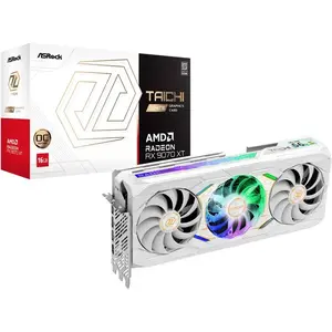 AsRock RX9070XT TCW 16GO 16GB DDR6 HDMI/3xDP (16 Go), Carte graphique pas cher