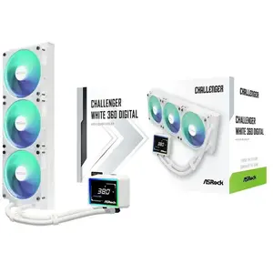 Asrock Refroidissement Liquide Challenger White 360 Digital pas cher