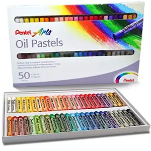 PENTEL ETUI 50 PASTELS A L HUILE pas cher