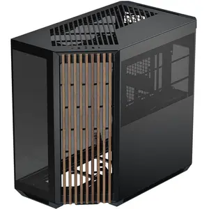 APNX V1-W-BK-v1 (mATX, Mini-ITX), Boîtier PC, Noir pas cher
