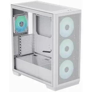 AeroCool STOCKOFF1 - APNX C1 Midi-Tower ATX-Gehäuse, Tempered Glass - weiß pas cher