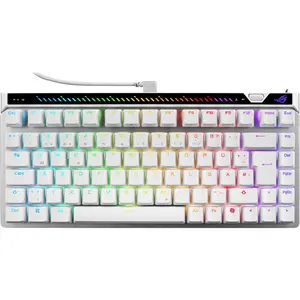ASUS Tastatur Rog Falchion Ace 75 He Wht (DE, Filaire), Clavier, Blanc
