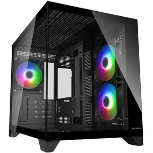 Cougar Gehäuse Mini-Tower FV150, ARGB, Schwarz (Mini-ITX, mATX), Boîti... pas cher