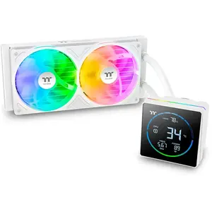 Thermaltake TH240-S V3 ARGB Sync AIO Snow Edition (120 mm), Ventilateu... pas cher