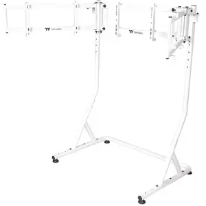 Thermaltake Triple Racing Monitor Stand Pro - Blanc pas cher