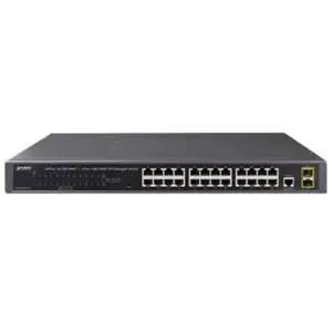 Comparateur de prix : PLANET GS-4210-24T2S - commutateur - 24 ports - Géré - Montable sur rack