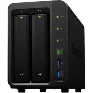 Synology Disk Station DS718+ Serveur NAS 2 Baies RAID 0 1 5 6 10 JBOD ... pas cher
