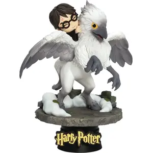 Beast Kingdom Toys Figurine Harry & Buckbeak En Pvc Scène D Harry Potter 16 Cm pas cher