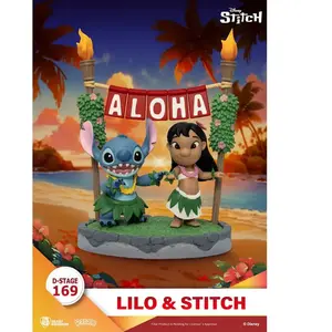 Beast Kingdom Lilo & Stitch D-Stage PVC Diorama Lilo & Stitch 16 cm pas cher