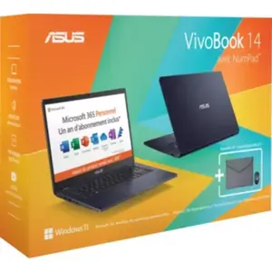 Ordinateur portable ASUS Vivobook Pack E410MA housse + souris pas cher