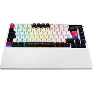 ASUS Tastatur ROG Azoth X DE (DE, Filaire, Sans fil), Clavier, Blanc