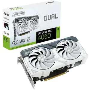 Comparateur de prix : ASUS DUAL GEFORCE RTX 4060 OC WHITE EDITION CARTE GRAPHIQUE DE GAMING