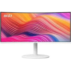 MSI Modern MD342CQPWDE (3440 x 1440 pixels, 34"), Moniteur, Blanc pas cher