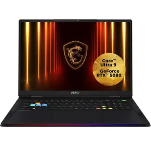 MSI Raider 18 HX AI Ordinateur portable de jeu, avec écran UHD+ mini L...
