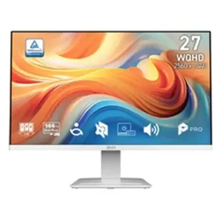 MSI PRO MP273QW E14 (2560 x 1440 pixels, 27"), Moniteur, Blanc pas cher