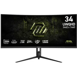 MSI MAG 342CQRFDE E20 Gaming monitor Energielabel F (A - G) 86.4 cm (3... pas cher