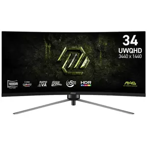 MSI MAG 345CQRF E20 34" 200Hz 0.5ms HDR Ready 2x HDMI (3440 x 1440 pix... pas cher