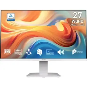 MSI PRO MAX 271PHW E14 (1920 x 1080 pixels, 27"), Moniteur, Blanc pas cher