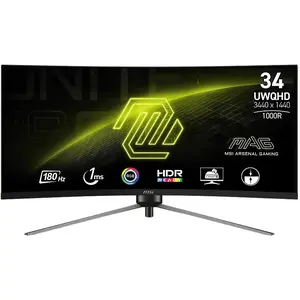 MSI MAG 345CQR - Ultrawide Curved QHD Gaming Monitor - 180Hz - 34 Inch pas cher