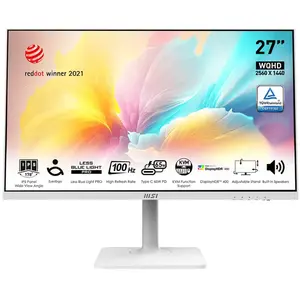Ecran PC MSI Modern MD272QXPW 27" WQHD Blanc pas cher