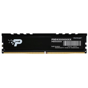 Mémoire vive DDR5 PATRIOT Signature 24Go 5600MHz 1 Rank - Noir pas cher