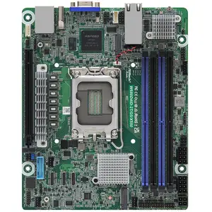 AsRock W680D4ID-2T/G5/X550 (LGA 1700, Intel W680, Deep Mini-ITX), Cart... pas cher