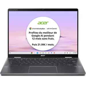 Acer Chromebook Plus Spin 714 CP714-1HN - 14" Core Ultra 7 155U 16 Go ... pas cher