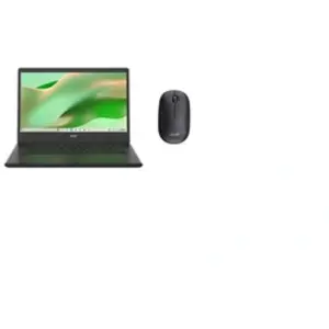 Acer CBOA314-1H-C5GY + Mouse (14", 4 Go, Italien, Intel Celeron N4500), Ordinateur portable, Noir