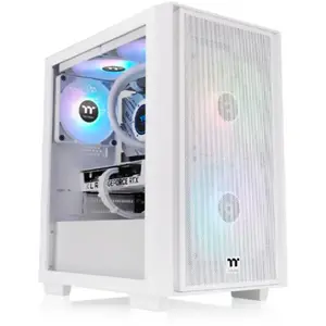 Thermaltake Versa H16 TG ARGB - Micro tour - Blanc neige pas cher